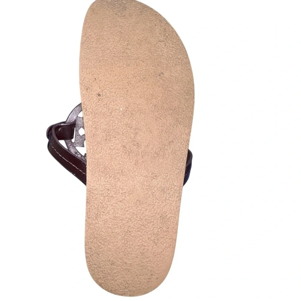 Tory Burch Dark Brown Thong Sandals 38
